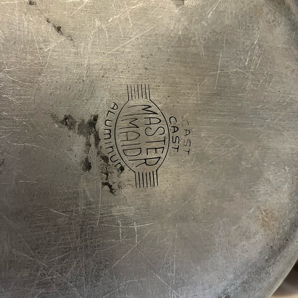 Antique/Vintage Master Maid Cast Aluminum Two Piece Large Pot - Picture 2 of 3